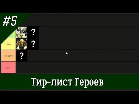 Видео: Тир-лист Героев Некрополиса Герои 5