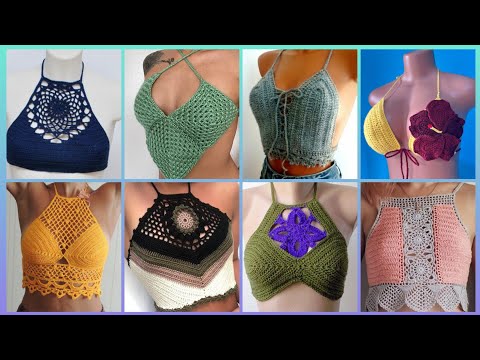 Видео: Самый красивый и стильный дизайн блузки с вязаным крючком топом #2025