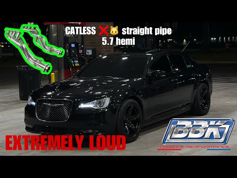Видео: Установка коллекторов BBK с длинной трубой на мой Chrysler 300 Hemi 2015 года выпуска **ОЧЕНЬ ГРО...