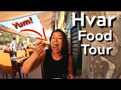 Видео: ЧТО ПОЕСТЬ В ХВАРЕ, ХОРВАТИЯ - Гастрономический тур по Хорватии в Хваре и Стари Граде!