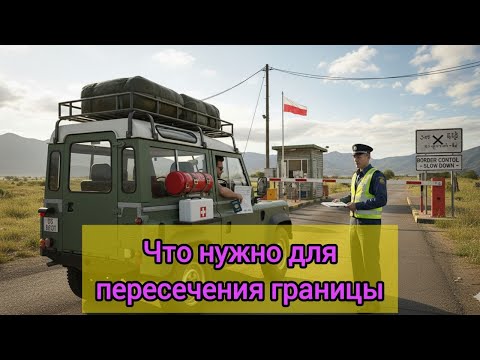 Видео: Без чего невозможно пересечь границу на авто....