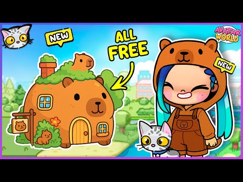 Видео: Я строю ОСОБНЯК КАПИБАРЫ БЕСПЛАТНО в Мире Аватара 🐾☕ | Полное преображение дома! ✨