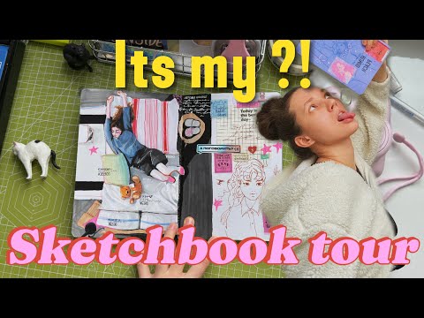 Видео: Обзор скетчбука для рисования Сделала для себя идеальный блокнот с 4-мя видами бумаги