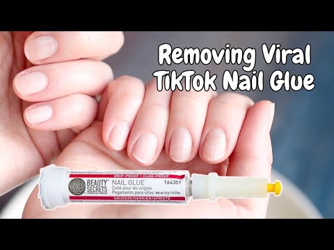 Видео: Как удалить клей для ногтей Beauty Secrets — самый вирусный клей для ногтей в TikTok | KBEAUTYHOBBIT