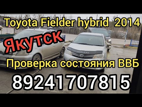 Видео: Тойота Филдер ГИБРИД Проверка ВВБ Якутск 89241707815