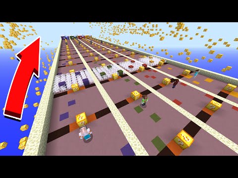 Видео: ЛАКИ ГОНКА С ДРУЗЬЯМИ В МАЙНКРАФТ #4 ОЧЕНЬ МНОГО ЛОВУШЕК!