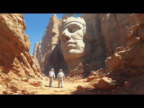 Видео: Люди высаживаются на Марсе, где их давно уже ждут 100000-летние Атланты