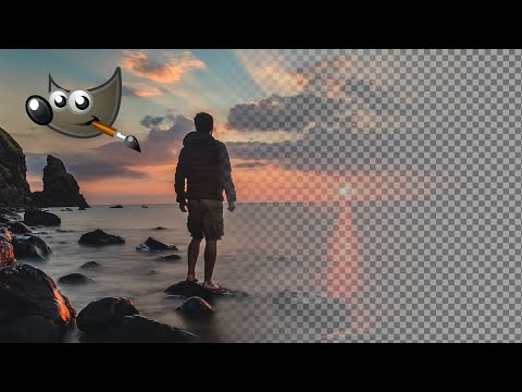 Видео: Как создать прозрачный градиент в GIMP
