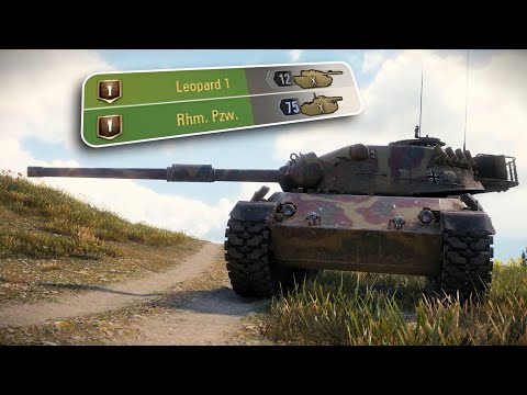 Видео: Leopard 1: Неостановимый Дуэт, Рекорд Побит - World of Tanks