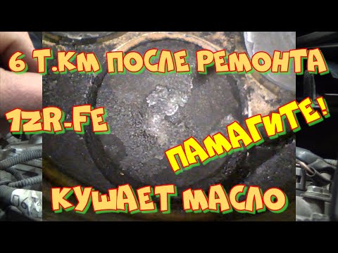 Видео: Королла 150 после капиталки жрёт масло! Срочно! Нужна помощь зала!