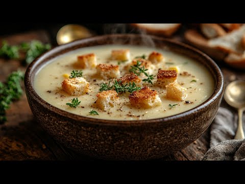 Видео: Когда я чувствую себя плохо, я готовлю суп из лука-порея и картофеля.