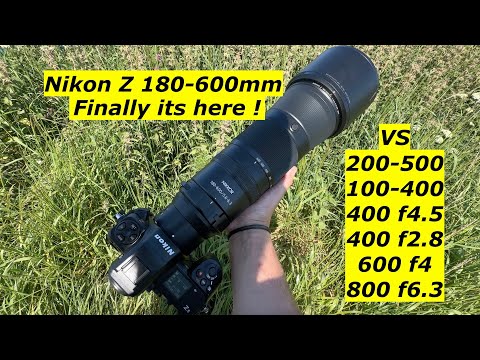 Видео: Nikon Z 180-600mm VR. Первый взгляд. Примеры. Качество изображения и фокусировка.