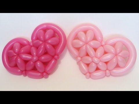 Видео: Сердце из шаров плетеное / 3D woven heart of balloons (Subtitles)