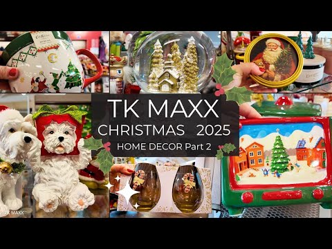 Видео: НОВИНКИ TK Maxx к Рождеству 2025 🎄 Праздничный декор для дома 🎅 | Покупайте вместе со мной, часть 2