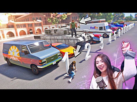 Видео: Ішіп алған Джонни көлік таңдауда (GTA5)