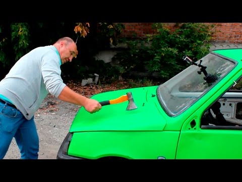 Видео: ТЕСТ защитного покрытия Line-X (кирпич, ТОПОР, травмат, ружье)