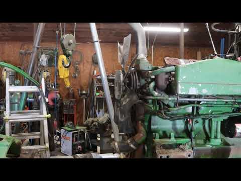 Видео: Капитальный ремонт двигателя John Deere 4850.