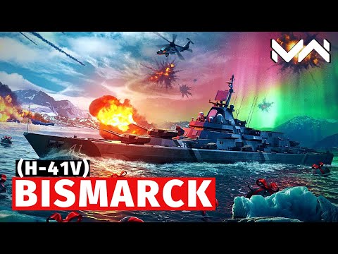 Видео: MODERN WARSHIPS | ОБЗОР | FGS BISMARCK (H-41V) 😮