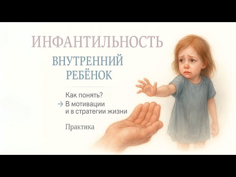 Видео: Инфантильность. Главная Мотивация и Стратегия жизни - внутренний ребенок