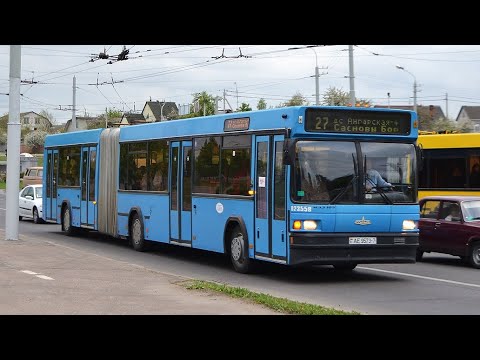 Видео: ИНФОРМАТОР автобусного маршрута №27 г. Минска (голос Александра Крапиневича)
