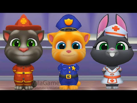 Видео: МОЙ ГОВОРЯЩИЙ ТОМ 2 #71 друзья Анджела Ухаживаем за питомцем #Том_2 #Том