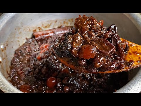 Видео: Как подготовить фрукты для рождественского фруктового пирога, черного пирога. (Варёные, тушеные ф...