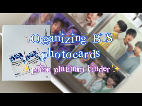 Видео: ☁️Организация биндера BTS | prism platinum binder organization