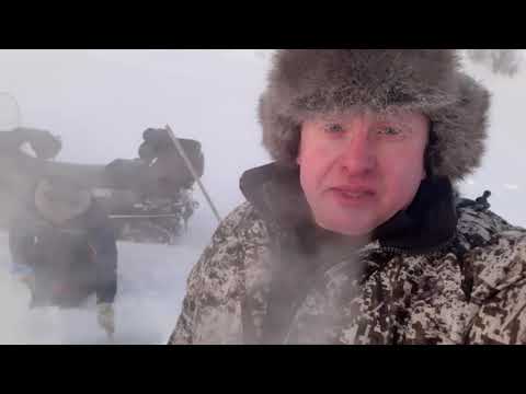 Видео: Снегоходы Yamaha VK540 в арктический мороз -57град. Пятница 13.01.2023. Жесть. Норильск.