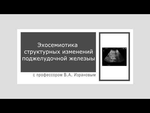 Видео: Эхосемиотика структурных изменений поджелудочной железы