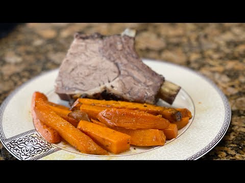 Видео: Телятина запечённая в русской печи с можжевеловыми ягодами и бататом.