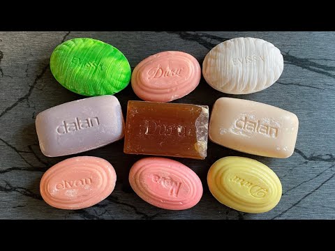 Видео: Asmr cutting very dry old soap | резка очень сухого ретро мыла | ASMR SOAP CUTTING
