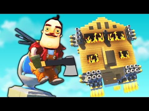 Видео: СОСЕД-МАНЬЯК В ВОЗДУШНОМ ДОМЕ! - ПРИВЕТ СОСЕД С ЛОВУШКАМИ В SCRAP MECHANIC ( Hello Neighbor )