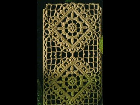 Видео: Старинное кружево СЛОЖНО но КРАСИВО Квадратный мотив