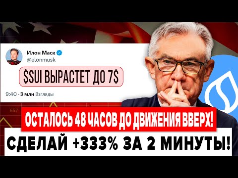Видео: SUI ПРОГНОЗ – ЖДЁМ ИМПУЛЬС ВВЕРХ!