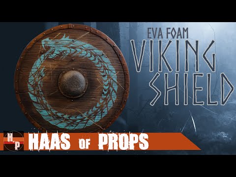 Видео: Как сделать щит викинга из пены EVA | Вдохновение для вашего следующего косплея VIKING | Jörmungandr