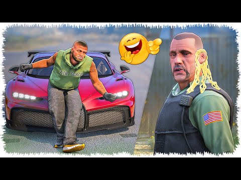Видео: Джонни полицейскидің құлағына лапша іліп алдап кетті (GTA V)