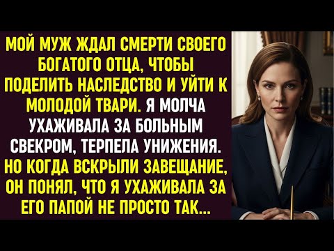 Видео: Муж ждал наследства, чтобы уйти к другой. Но при оглашении завещания он всё понял…