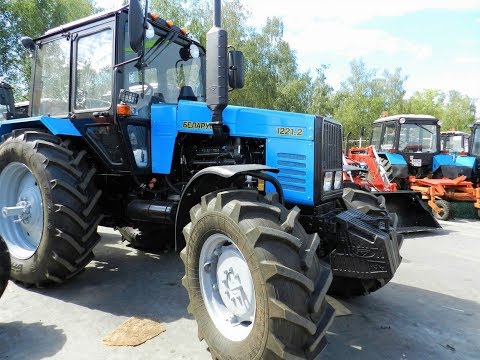 Видео: Мтз 1221.2 с кондиционером (подкапотный)