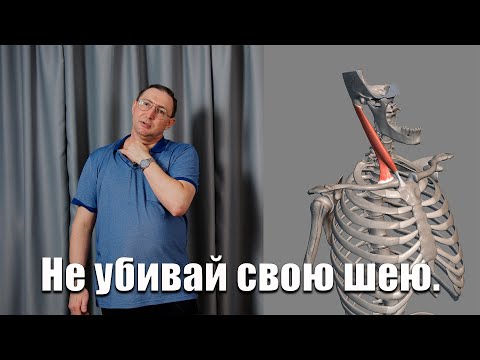 Видео: Это упражнение поможет даже старику.Быстрая растяжка мышц шеи.