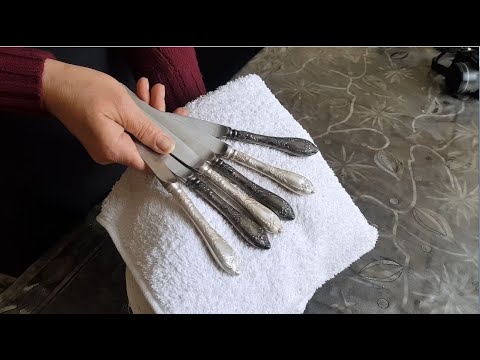 Видео: Домашние хитрости. Как легко и быстро почистить мельхиор.