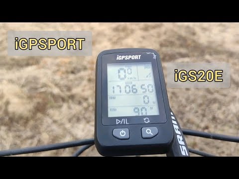 Видео: IGPSPORT IGS20E GPS вело компьютер из Китая, с АлиЭкспрес. Распаковка, обзор, отзыв.