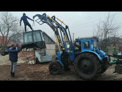 Видео: Трактор ЮМЗ-6 за 1500$ залізли в коробку Кум уже нічого не боїться...