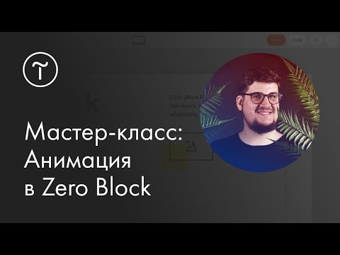 Видео: Мастер-класс «Анимация в Zero Block»