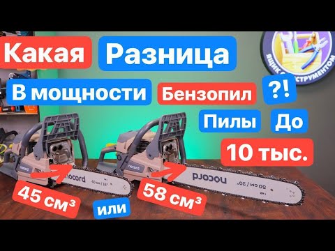 Видео: Какую БЕНЗОПИЛУ Выбрать?! На что влияет мощность. Пила от Яндекса Nokord