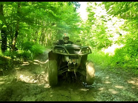 Видео: BRP Renegade 570 . 650. 1000.Outlander 1000 и odes Pathcross ATV 1000 L Или в бой идут одни старики