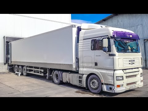 Видео: ПОЛУЧИЛ РЕФРИЖЕРАТОР/ДАЛЬНОБОЙ MAN TGA БУДНИ ДАЛЬНОБОЙЩИКА