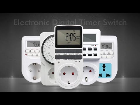 Видео: Электронный цифровой таймер, программируемый с Алиэкспресс Electronic digital timer rehoboth