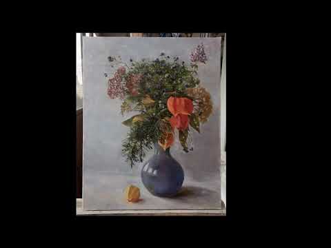 Видео: Просмотр работ студентов школы живописи "Ступени мастерства"