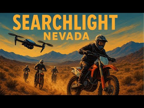 Видео: Дрон преследует мотоциклы по экстремальным тропам пустыни!