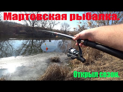 Видео: Мартовская рыбалка.Открытие сезона на поплавочную удочку.Река Тясмин.